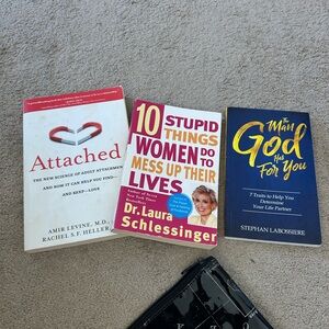Set of Three Self-Help Books